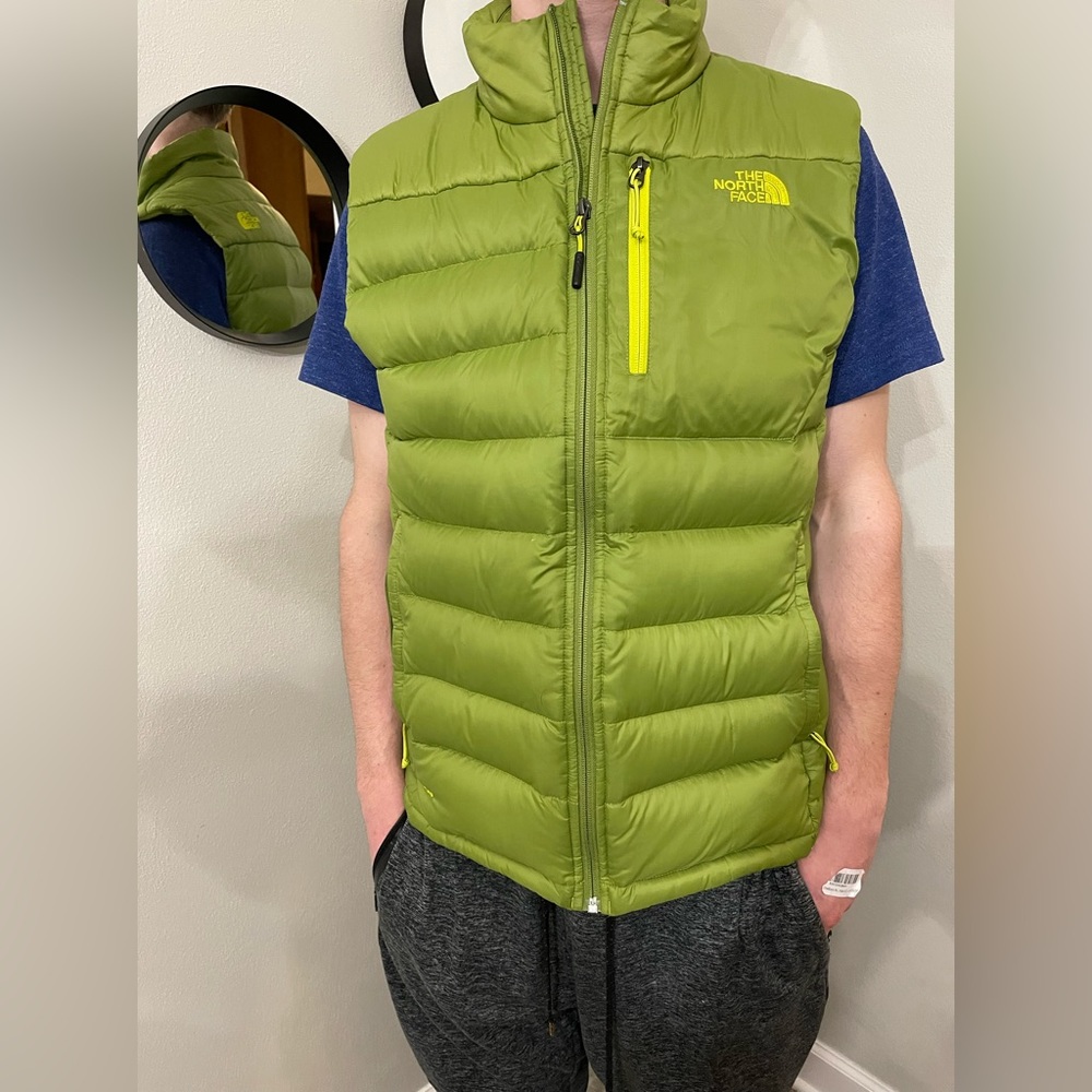 Down filled The North Face mens vest